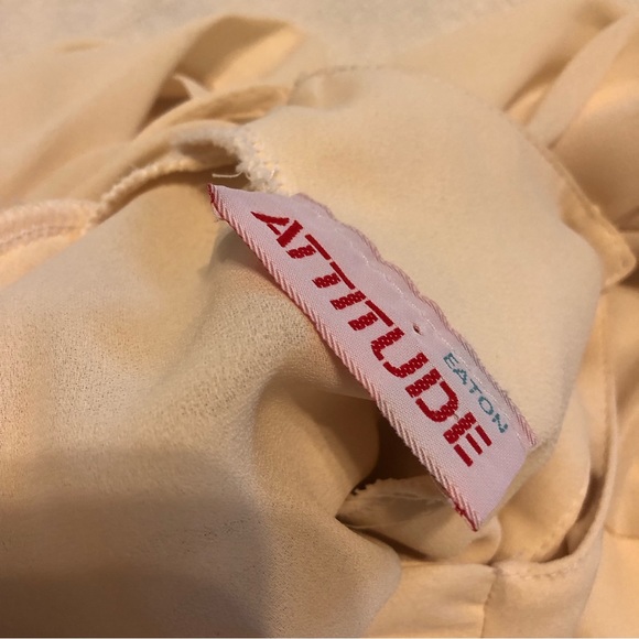 Vintage 80s button back blouse size Small - Picture 5 of 10